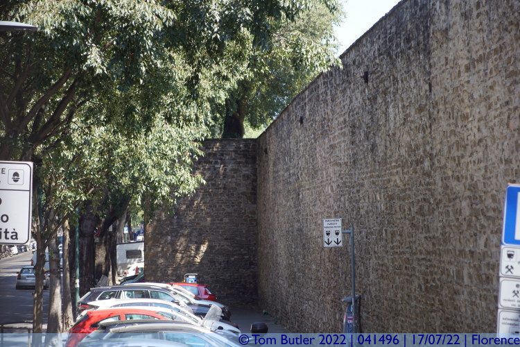 Photo ID: 041496, Remaining part of the city walls, Florence, Italy