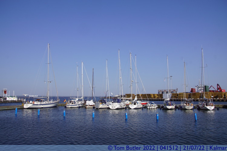 Photo ID: 041512, View across the harbour, Kalmar, Sweden