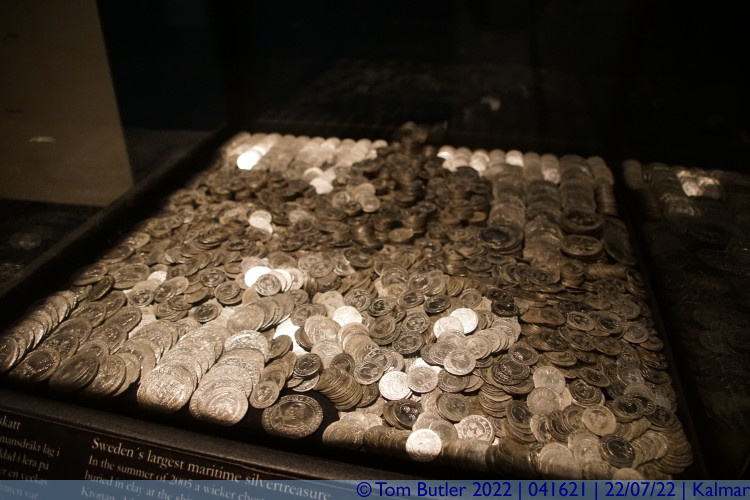 Photo ID: 041621, Silver coins, Kalmar, Sweden