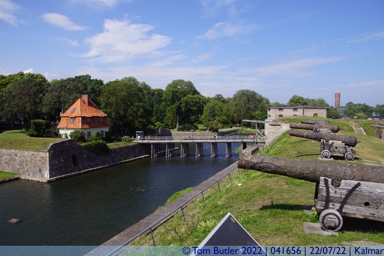 Photo ID: 041656, View from the ramparts, Kalmar, Sweden