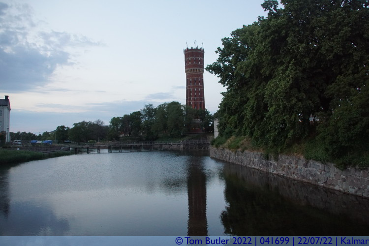 Photo ID: 041699, The Water Tower at dusk, Kalmar, Sweden