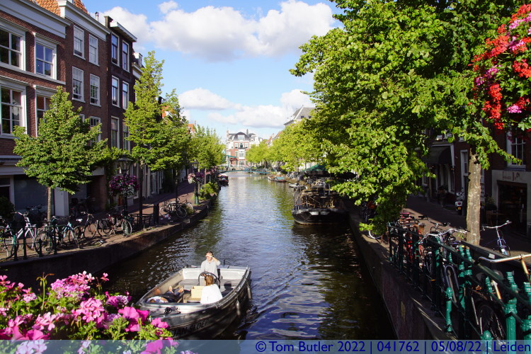 Photo ID: 041762, Looking down the Oude Rijn, Leiden, Netherlands