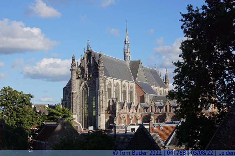 Photo ID: 041768, Hooglandse Kerk from the castle, Leiden, Netherlands