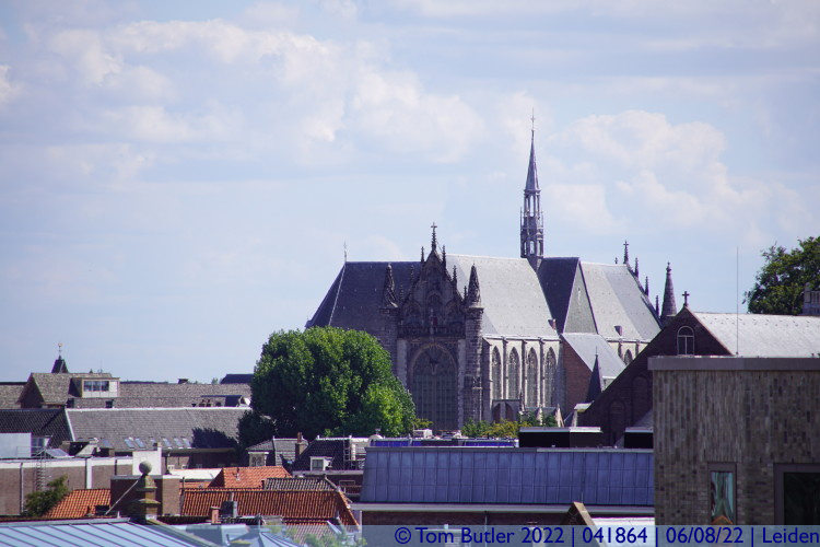 Photo ID: 041864, Hooglandse Kerk from the Windmill, Leiden, Netherlands