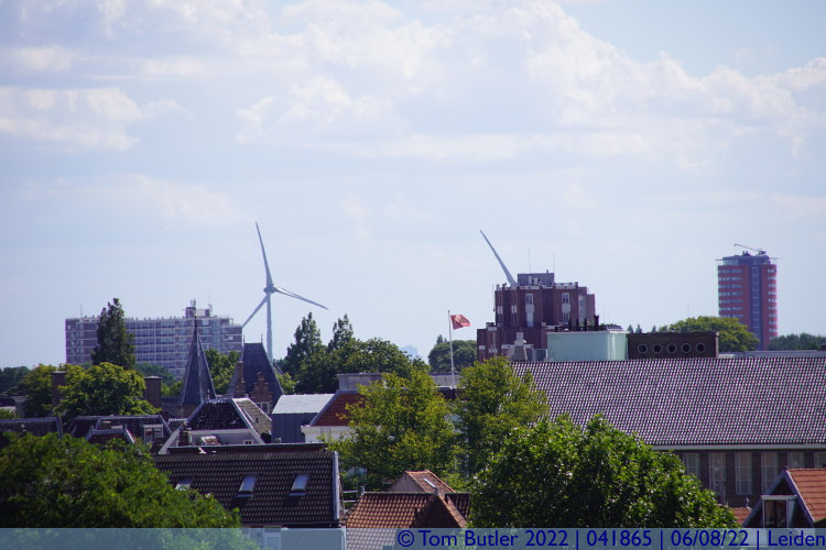 Photo ID: 041865, Windmills from a windmill, Leiden, Netherlands