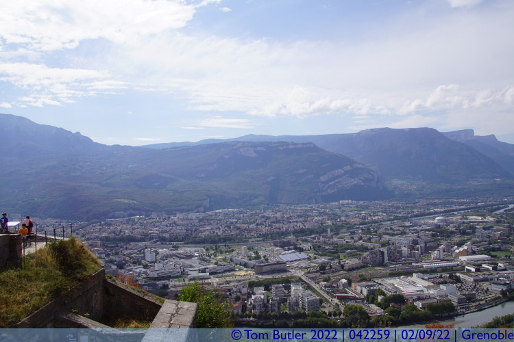 Photo ID: 042259, Grenoble from the Cable Car Station, Grenoble, France