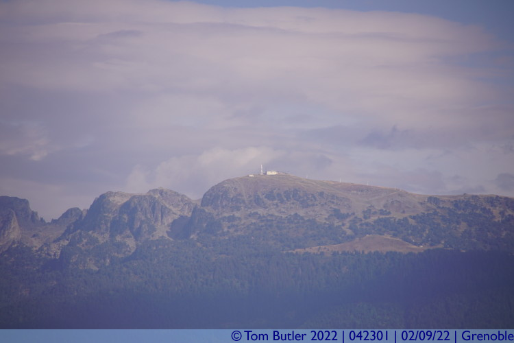 Photo ID: 042301, Cross of Chamrousse in the distance, Grenoble, France