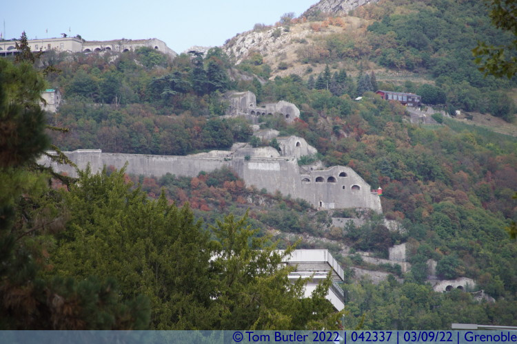 Photo ID: 042337, Fortifications of the Bastille, Grenoble, France