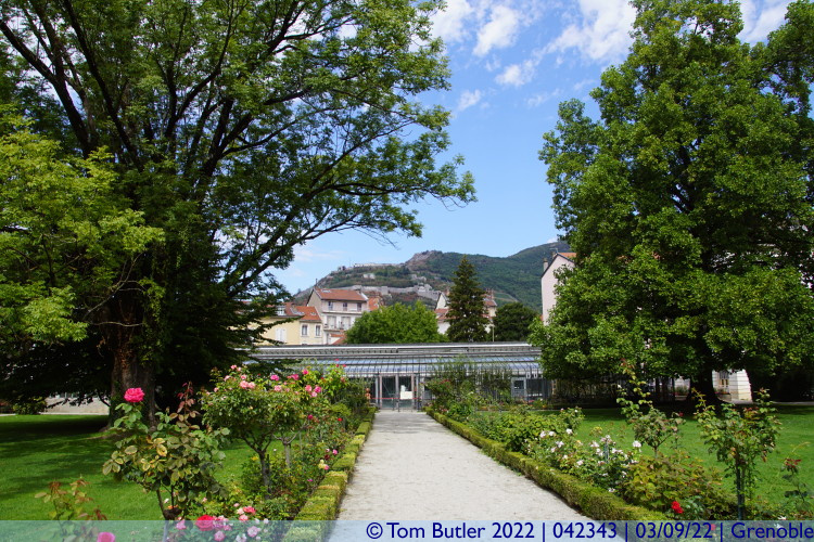 Photo ID: 042343, Bastille from the Jardin des Plantes, Grenoble, France