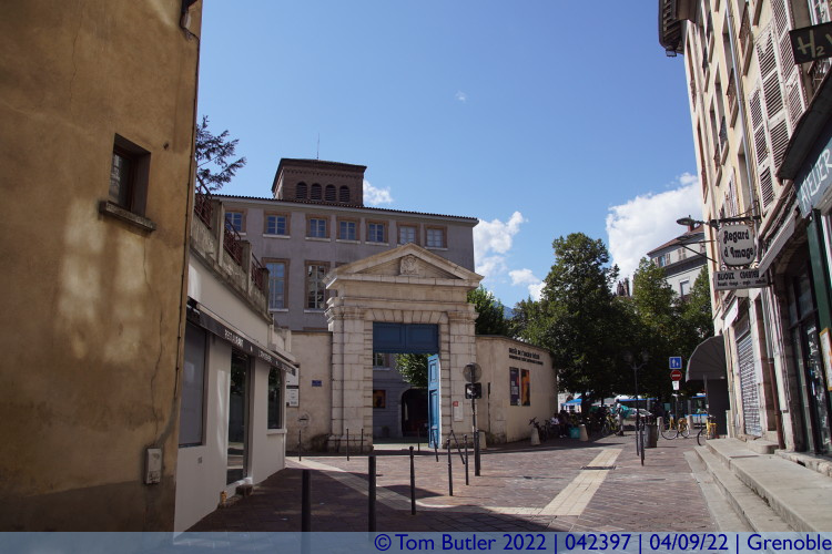 Photo ID: 042397, Entrance to the Bishops Palace, Grenoble, France