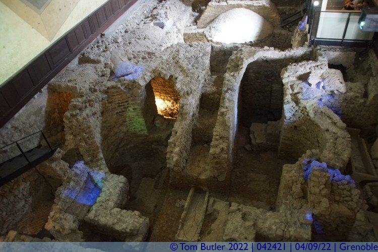 Photo ID: 042421, Archaeological excavations of different churches, Grenoble, France