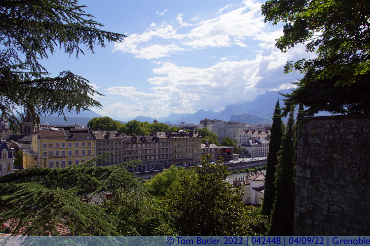 Photo ID: 042448, View from half way up, Grenoble, France