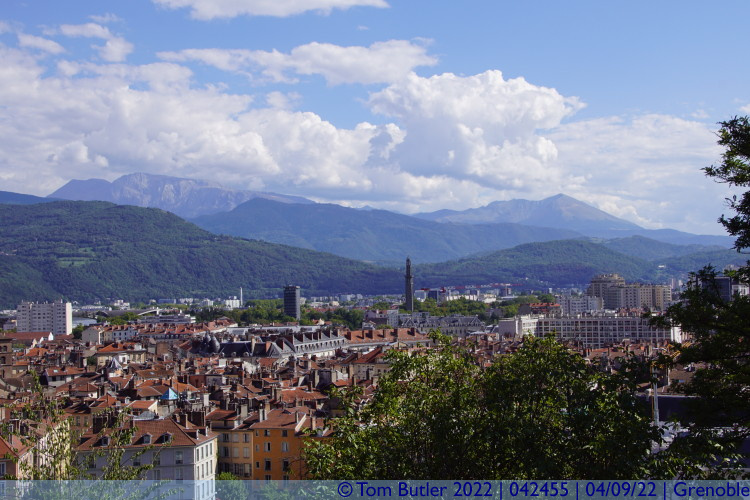 Photo ID: 042455, View from the Terrace, Grenoble, France