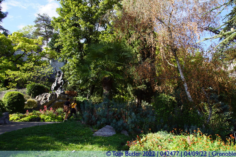 Photo ID: 042477, Entering the Jardin des Dauphins, Grenoble, France
