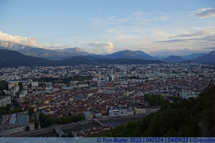 Photo ID: 042524, Looking down on the city, Grenoble, France