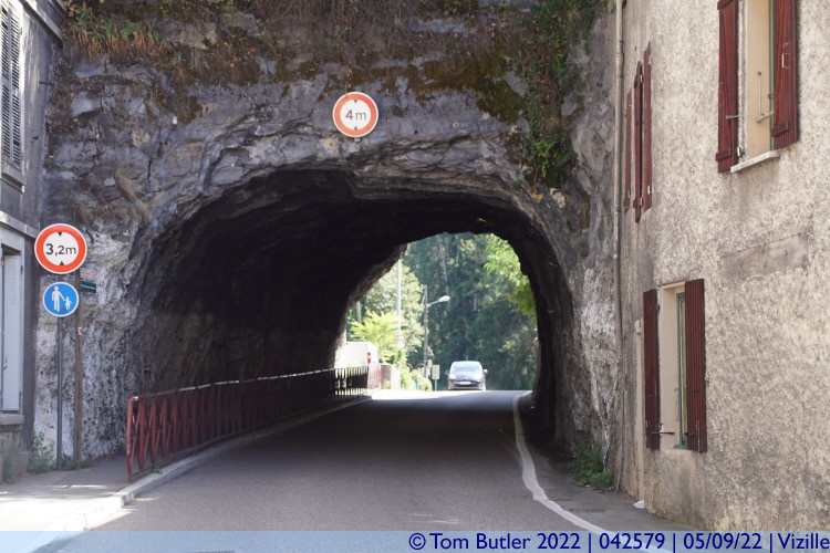 Photo ID: 042579, View through the tunnel, Vizille, France