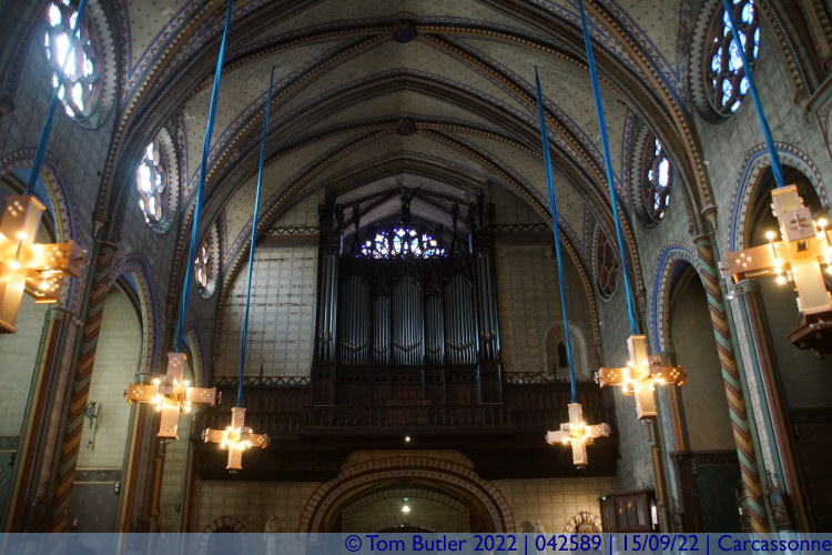 Photo ID: 042589, Organ, Carcassonne, France