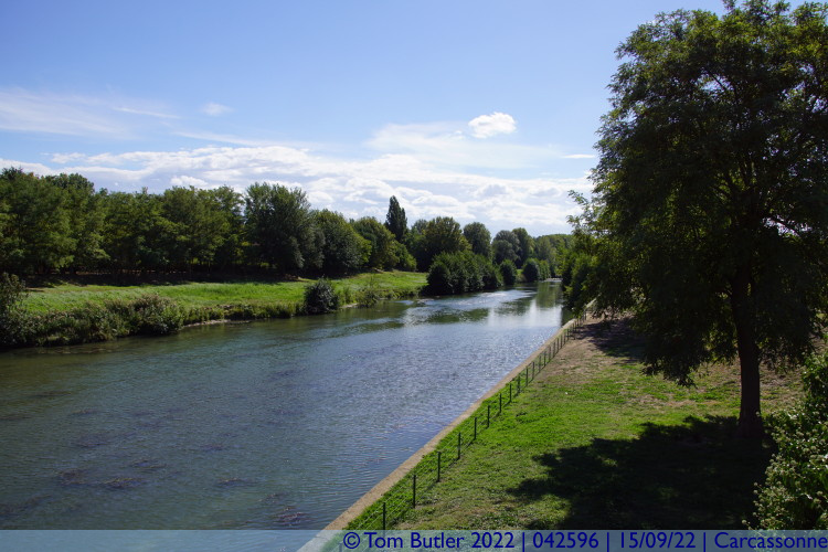 Photo ID: 042596, The River Aude, Carcassonne, France