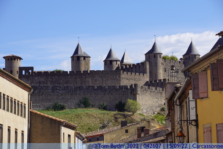 Photo ID: 042607, Towers of the Chteau, Carcassonne, France