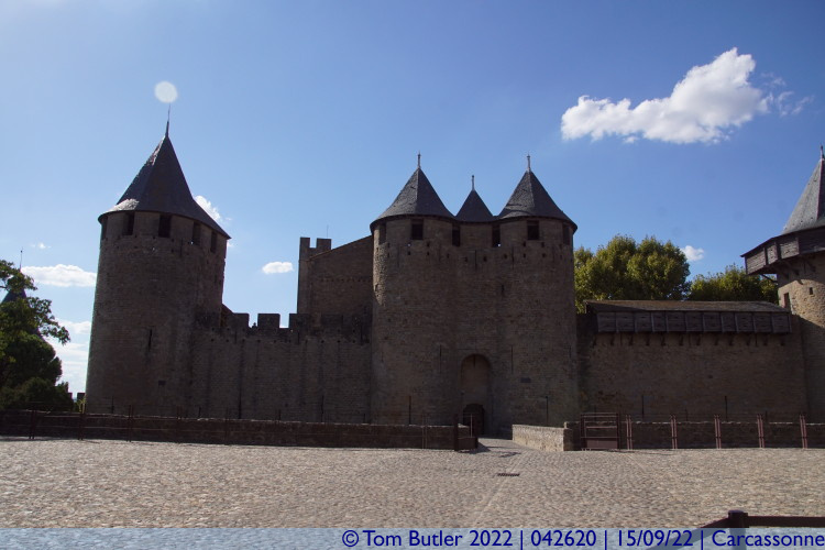 Photo ID: 042620, Approaching the Chteau Comtal, Carcassonne, France