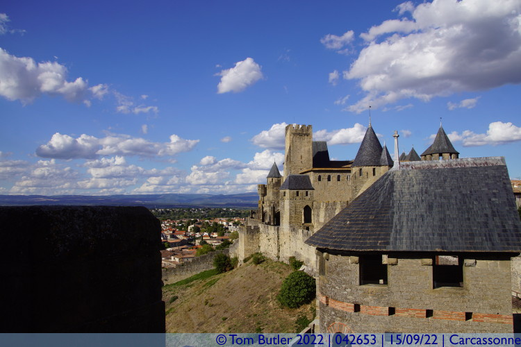 Photo ID: 042653, View from the Tour de l'Inquisition, Carcassonne, France