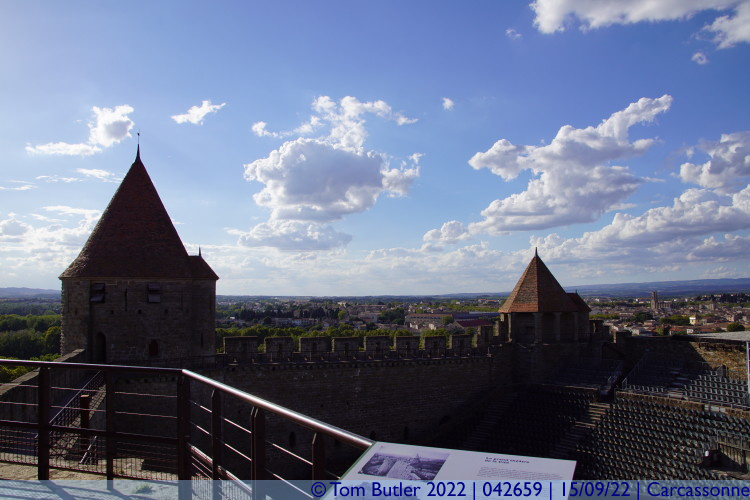 Photo ID: 042659, On the Ramparts, Carcassonne, France