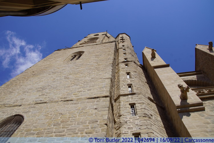 Photo ID: 042694, Clock Tower of St Vincent's, Carcassonne, France