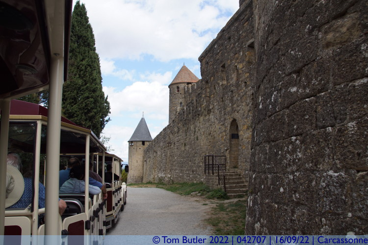 Photo ID: 042707, On the Petit Train, Carcassonne, France