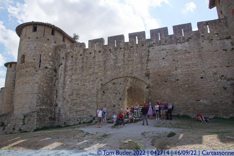 Photo ID: 042714, City gateway, Carcassonne, France