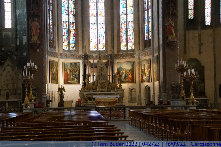 Photo ID: 042723, Altar, Carcassonne, France