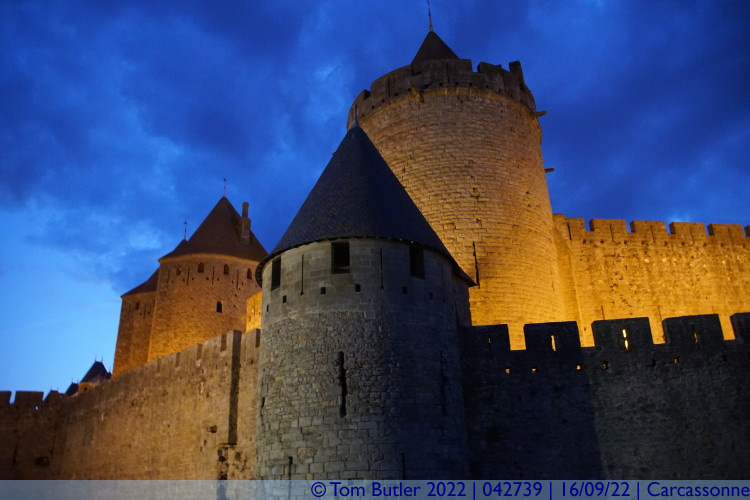 Photo ID: 042739, Tour de Brard and Tour du Trseau, Carcassonne, France