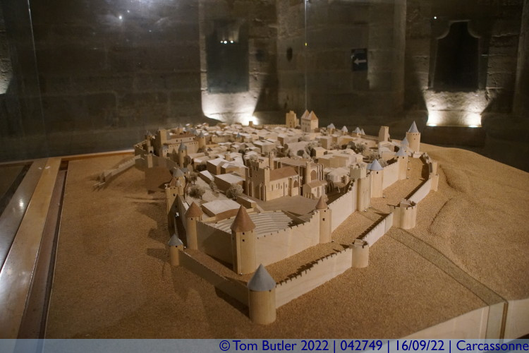 Photo ID: 042749, Model of Carcassonne, Carcassonne, France