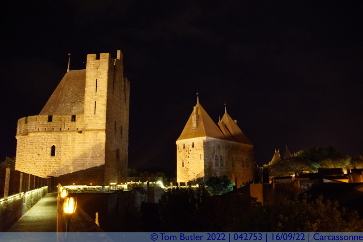 Photo ID: 042753, Tour du Trseau and Porte Narbonnaise, Carcassonne, France