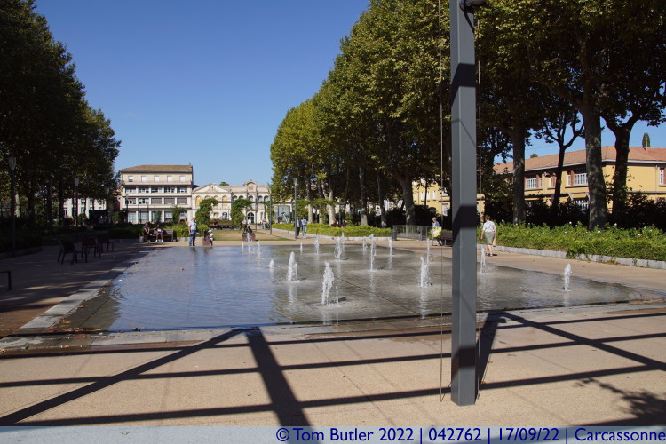 Photo ID: 042762, In the Square Gambetta, Carcassonne, France