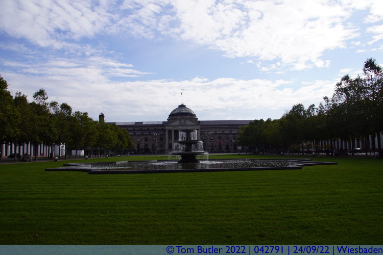 Photo ID: 042791, Looking across the Bowling Green, Wiesbaden, Germany