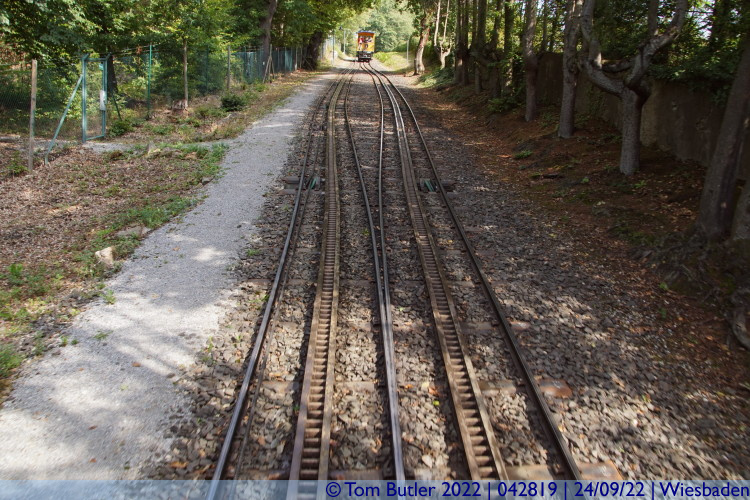 Photo ID: 042819, Tracks merging, Wiesbaden, Germany