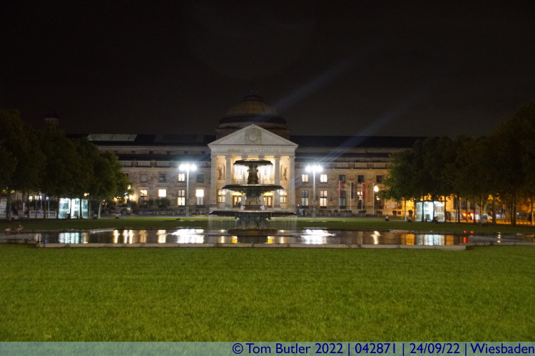 Photo ID: 042871, Casino; Fountain; Bowling Green, Wiesbaden, Germany