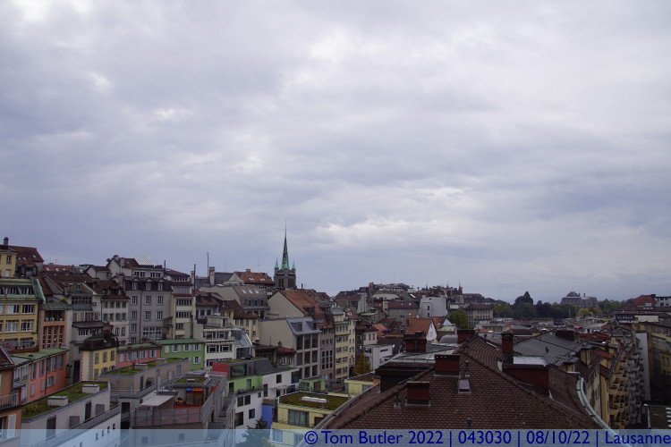 Photo ID: 043030, View from the bridge, Lausanne, Switzerland