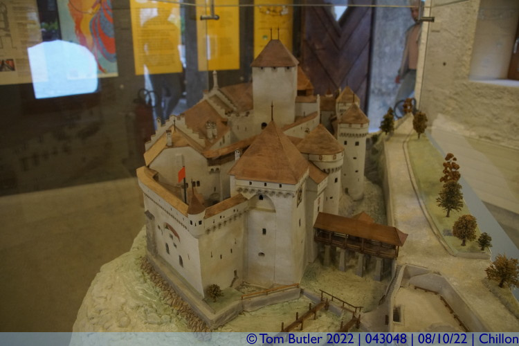 Photo ID: 043048, Model of the Chteau, Chillon, Switzerland