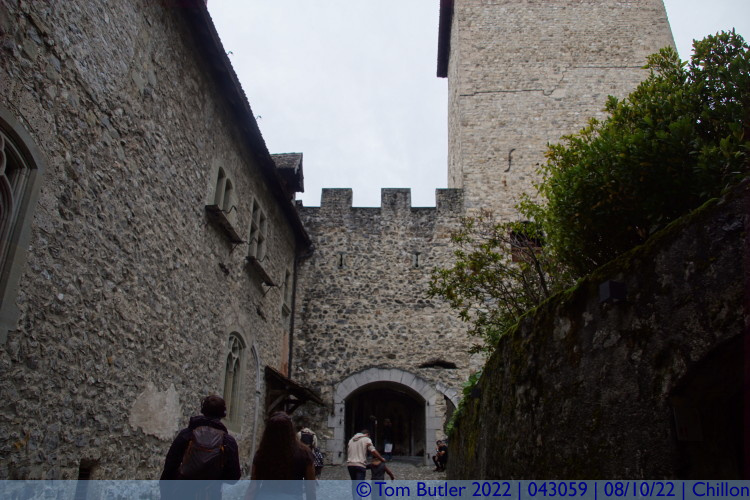 Photo ID: 043059, 2nd Courtyard, Chillon, Switzerland