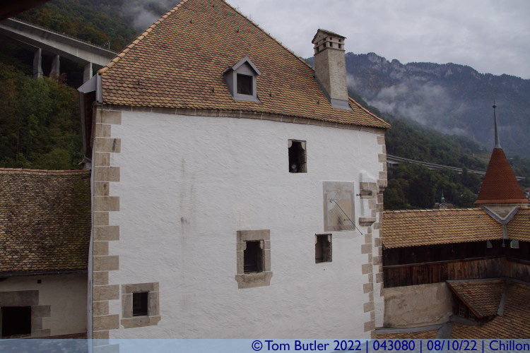 Photo ID: 043080, Clock tower, Chillon, Switzerland