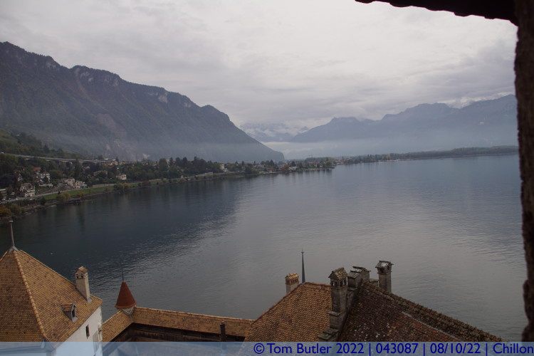 Photo ID: 043087, Eastern end of Lake Geneva, Chillon, Switzerland