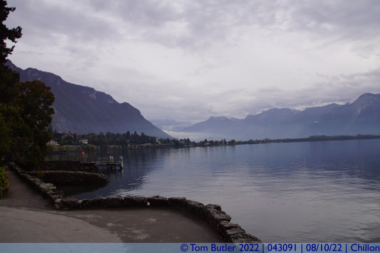 Photo ID: 043091, End of the lake, Chillon, Switzerland