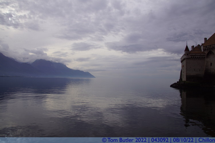 Photo ID: 043092, Looking down the lake, Chillon, Switzerland