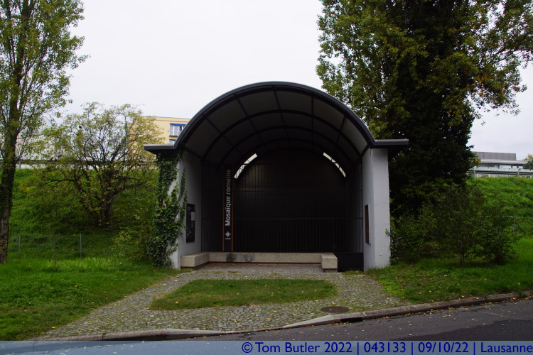 Photo ID: 043133, Mosaic shelter, Lausanne, Switzerland