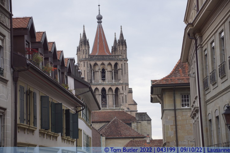Photo ID: 043199, Top of the bell tower, Lausanne, Switzerland