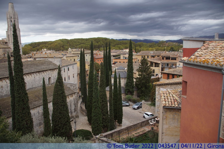 Photo ID: 043547, View from the walls, Girona, Spain