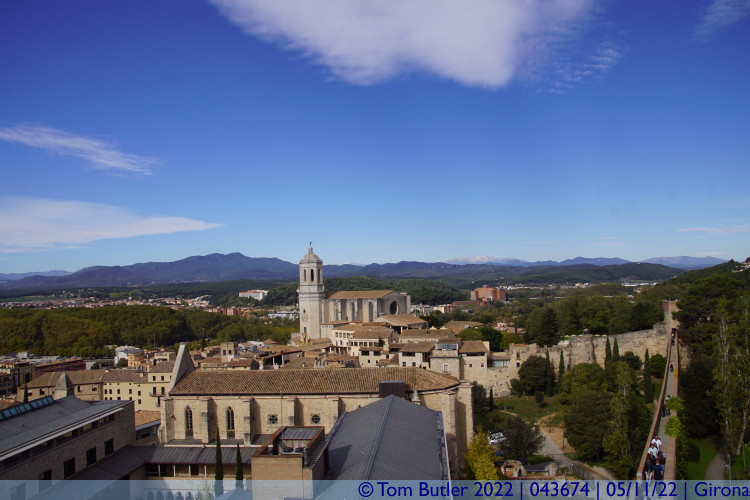 Photo ID: 043674, Cathedral from Torre de Santo Domingo, Girona, Spain