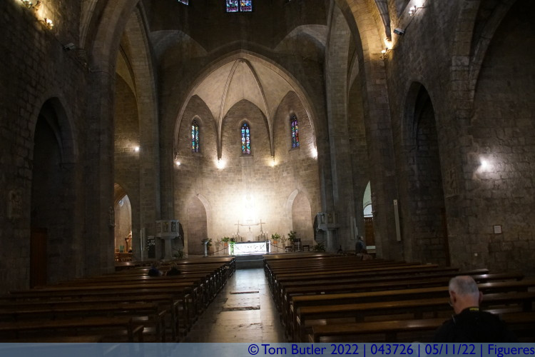 Photo ID: 043726, Inside Esglsia de Sant Pere, Figueres, Spain