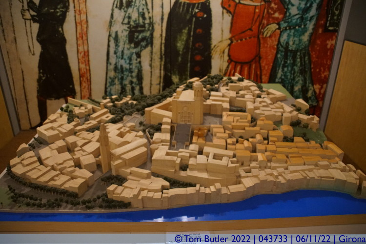 Photo ID: 043733, Model of the city at the height of the Jewish population, Girona, Spain